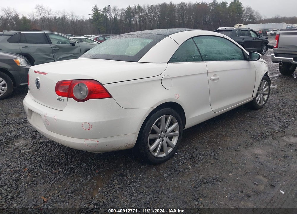 2011 VOLKSWAGEN EOS KOMFORT VIN: WVWBA7AH1BV001215