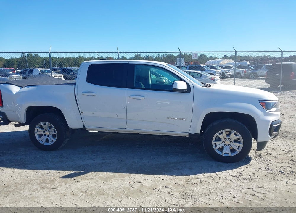 2022 CHEVROLET COLORADO 2WD SHORT BOX LT VIN: 1GCGSCEN1N1324946