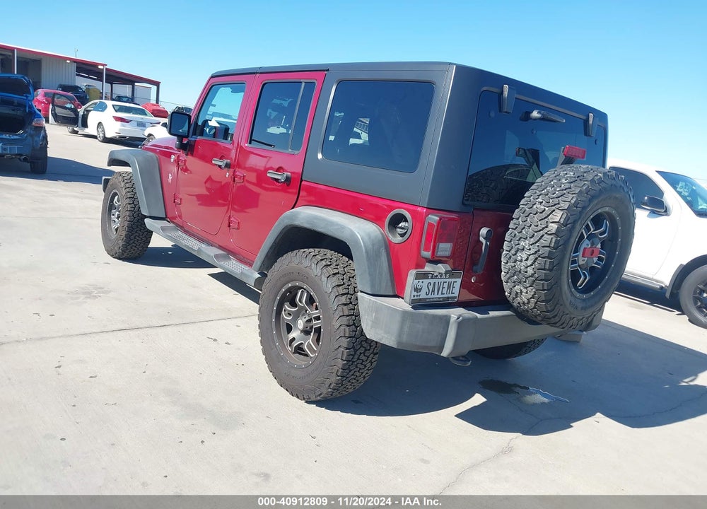 2012 JEEP WRANGLER UNLIMITED SPORT VIN: 1C4BJWDG1CL203448