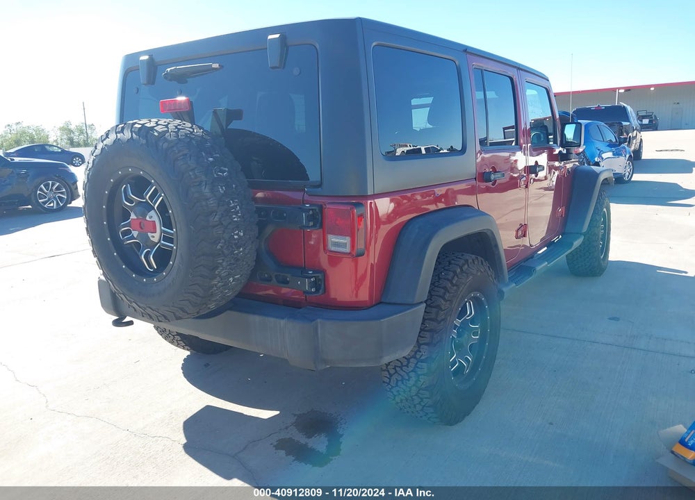 2012 JEEP WRANGLER UNLIMITED SPORT VIN: 1C4BJWDG1CL203448