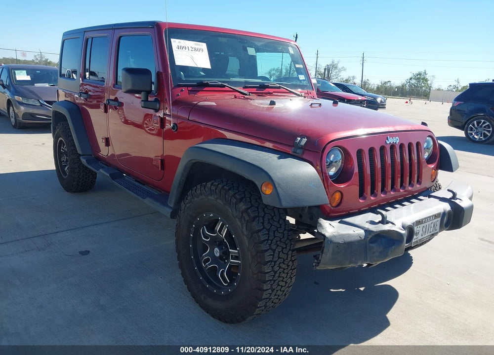 2012 JEEP WRANGLER UNLIMITED SPORT VIN: 1C4BJWDG1CL203448