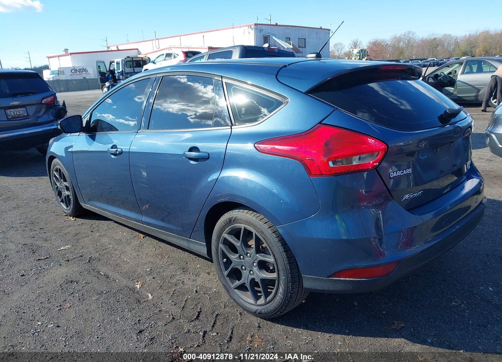 2018 FORD FOCUS SEL VIN: 1FADP3M22JL234754
