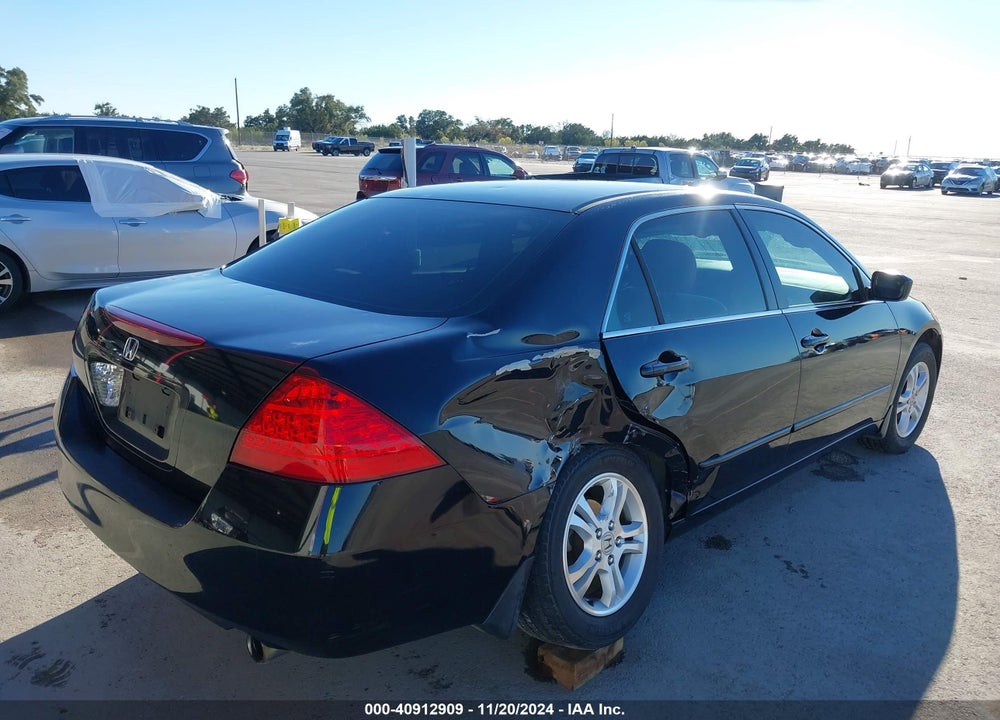 2007 HONDA ACCORD 2.4 SE VIN: 1HGCM563X7A170596