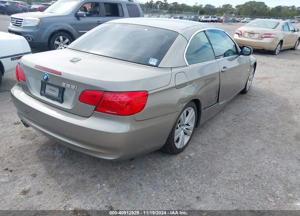 2011 BMW 328I VIN: WBADW7C54BE542642