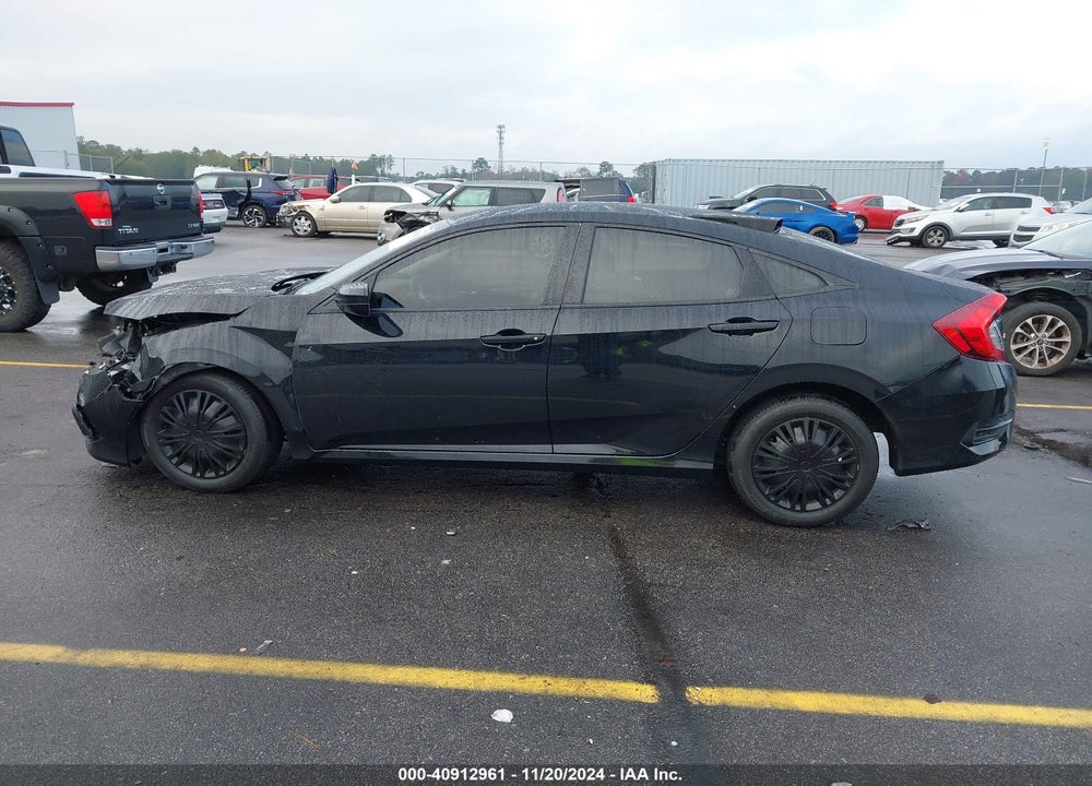 2019 HONDA CIVIC LX VIN: 19XFC2F63KE047297