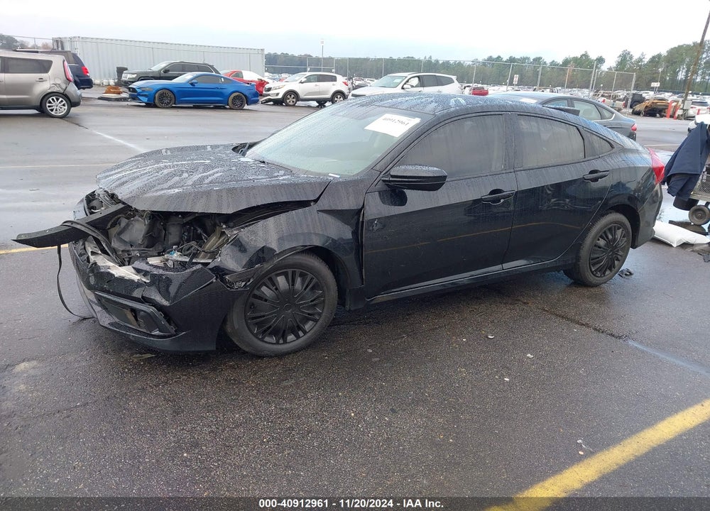2019 HONDA CIVIC LX VIN: 19XFC2F63KE047297