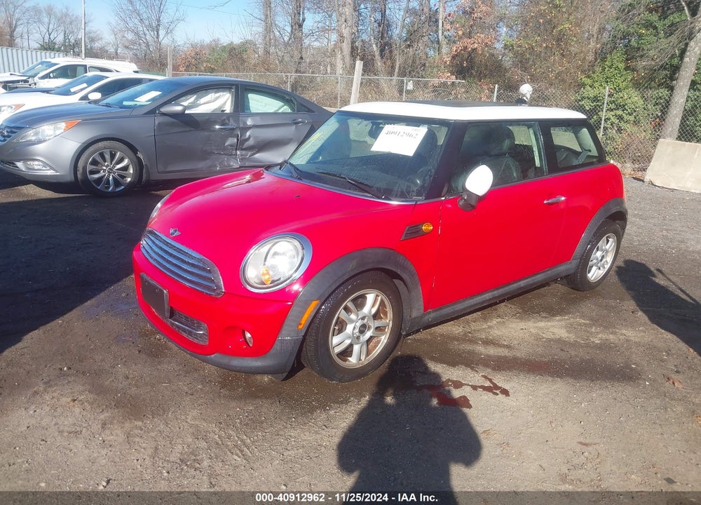 2012 MINI COOPER VIN: WMWSU3C51CT259876