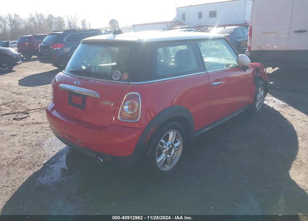 2012 MINI COOPER VIN: WMWSU3C51CT259876