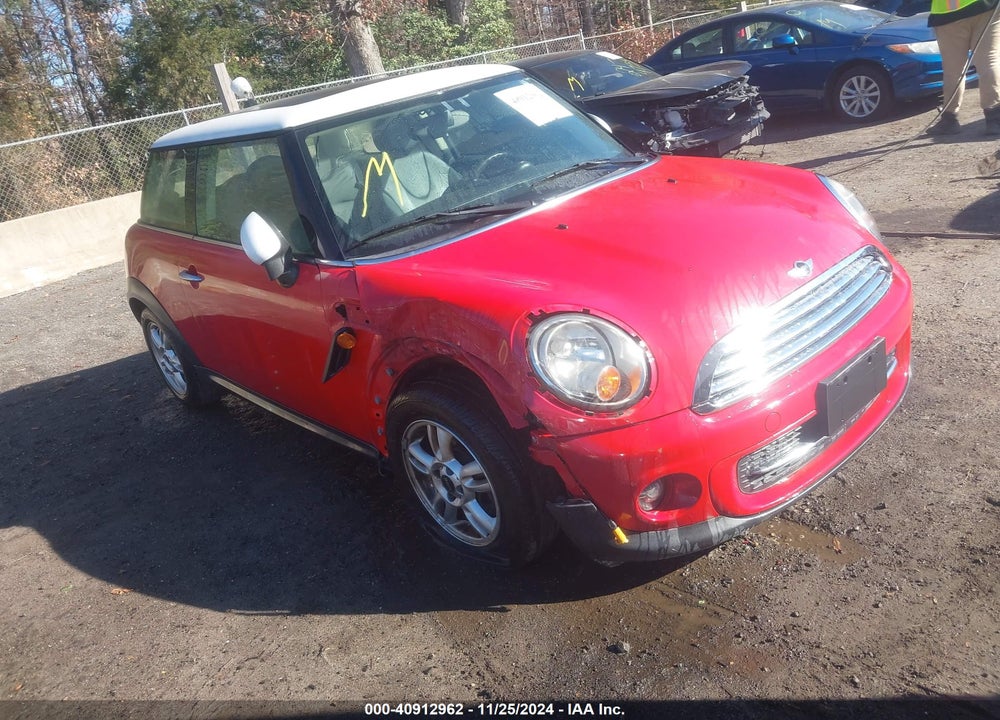 2012 MINI COOPER VIN: WMWSU3C51CT259876