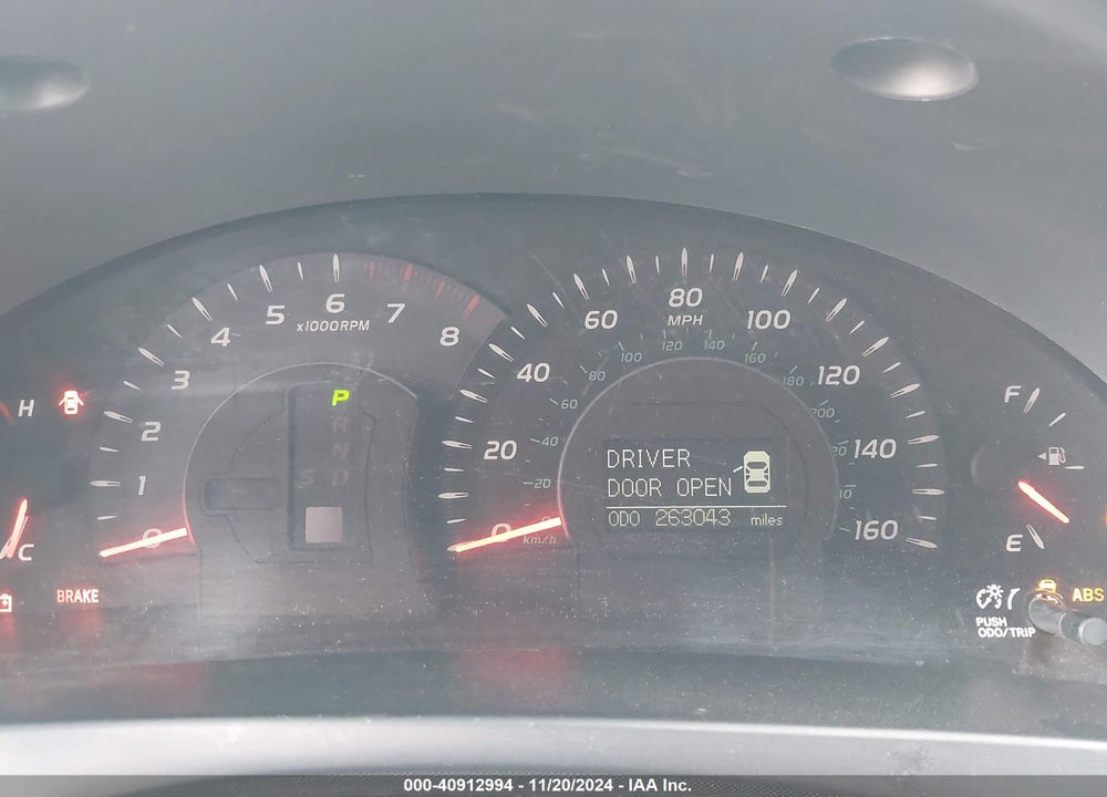2008 TOYOTA CAMRY XLE V6 VIN: JTNBK46K983036102