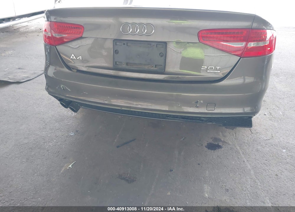 2014 AUDI A4 2.0T PREMIUM VIN: WAUFFAFL0EA056468