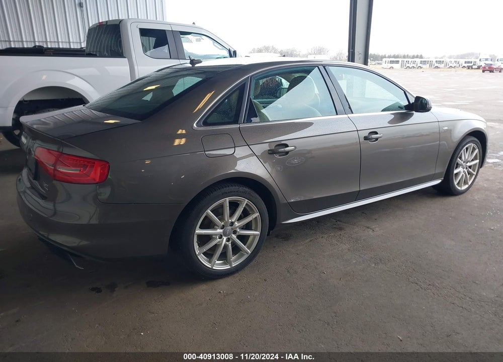 2014 AUDI A4 2.0T PREMIUM VIN: WAUFFAFL0EA056468