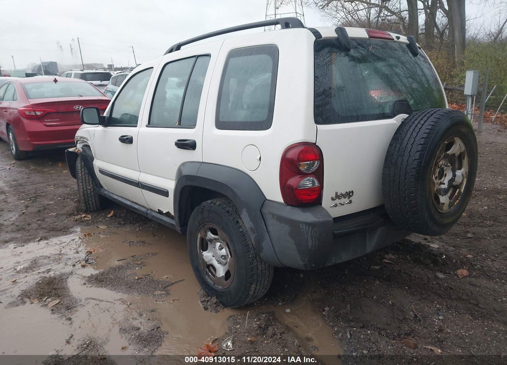 2007 JEEP LIBERTY SPORT VIN: 1J4GL48K87W582224