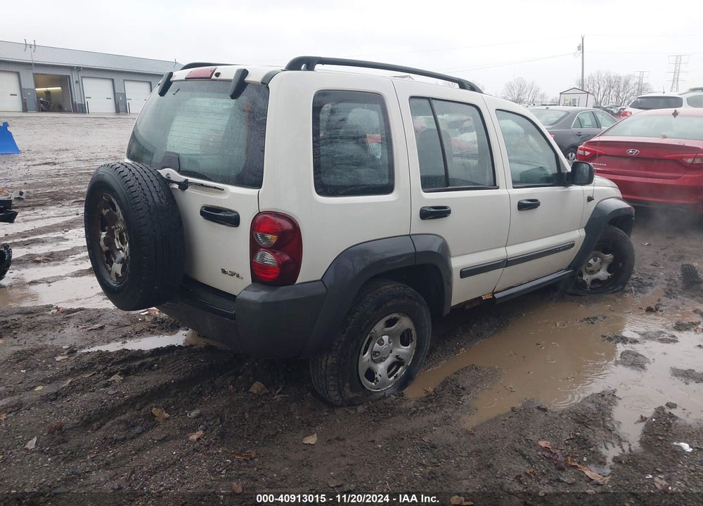 2007 JEEP LIBERTY SPORT VIN: 1J4GL48K87W582224