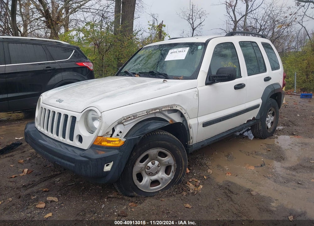 2007 JEEP LIBERTY SPORT VIN: 1J4GL48K87W582224