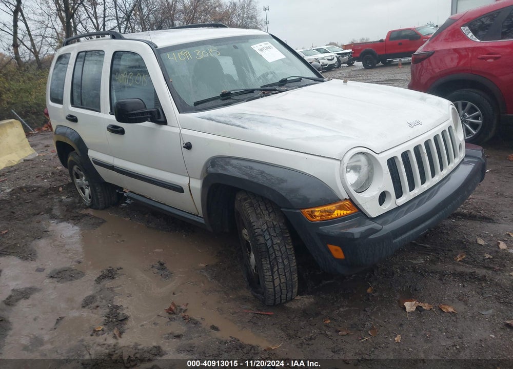 2007 JEEP LIBERTY SPORT VIN: 1J4GL48K87W582224