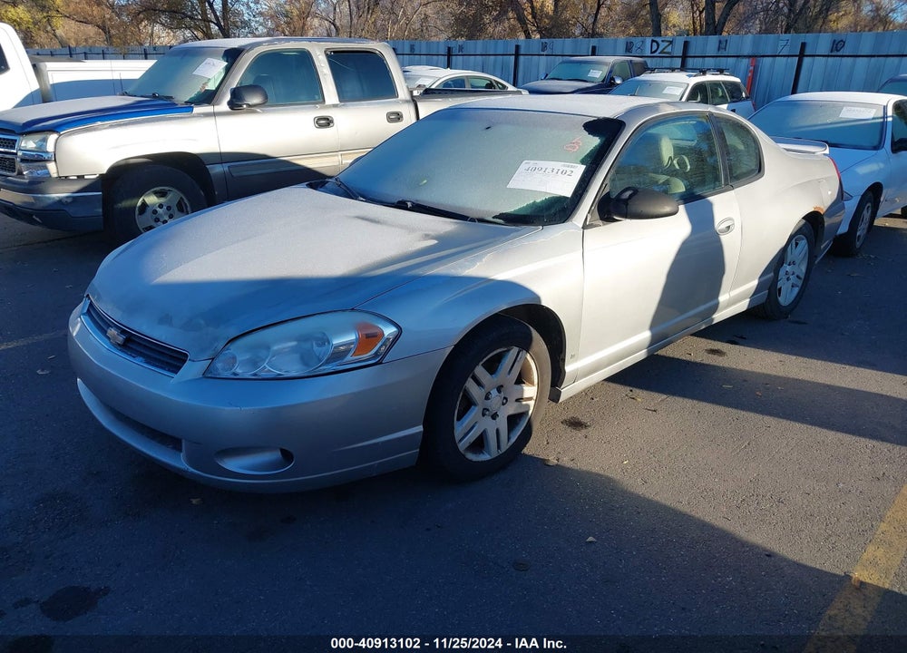 2007 CHEVROLET MONTE CARLO LT VIN: 2G1WK15K879403561