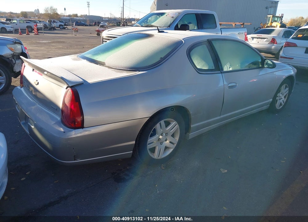2007 CHEVROLET MONTE CARLO LT VIN: 2G1WK15K879403561
