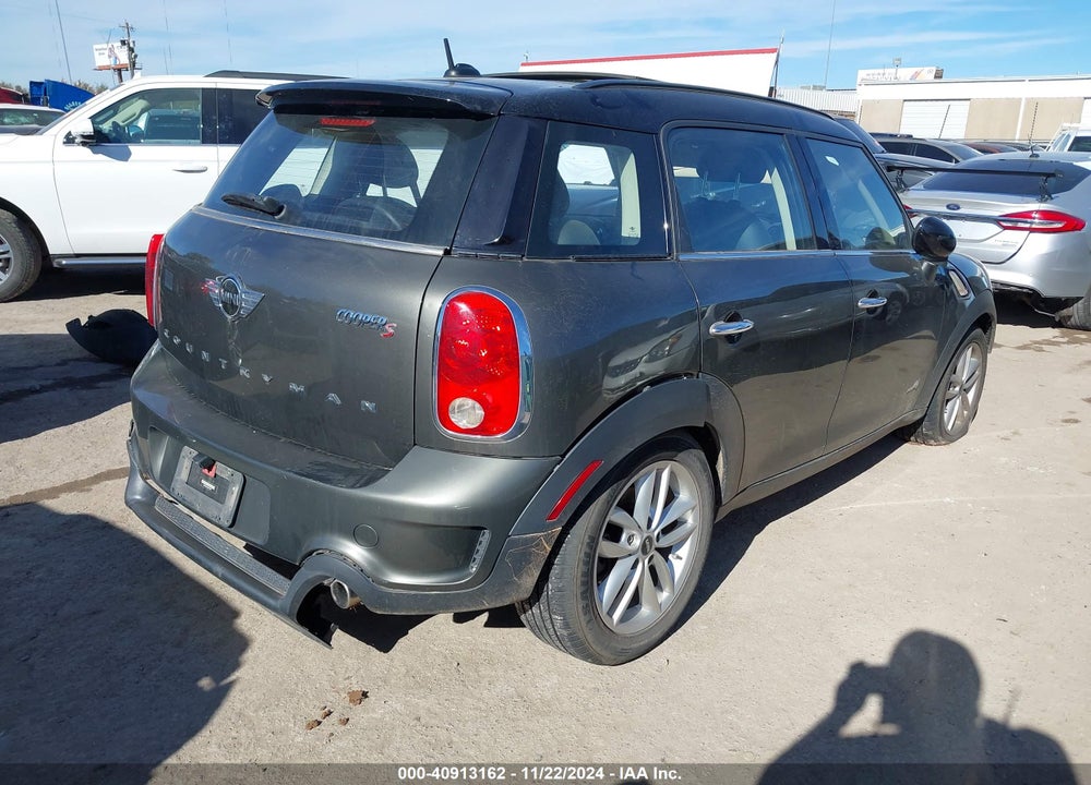 2013 MINI COUNTRYMAN COOPER S VIN: WMWZC5C54DWP34661