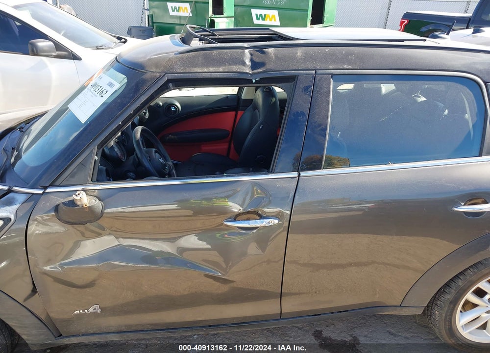 2013 MINI COUNTRYMAN COOPER S VIN: WMWZC5C54DWP34661