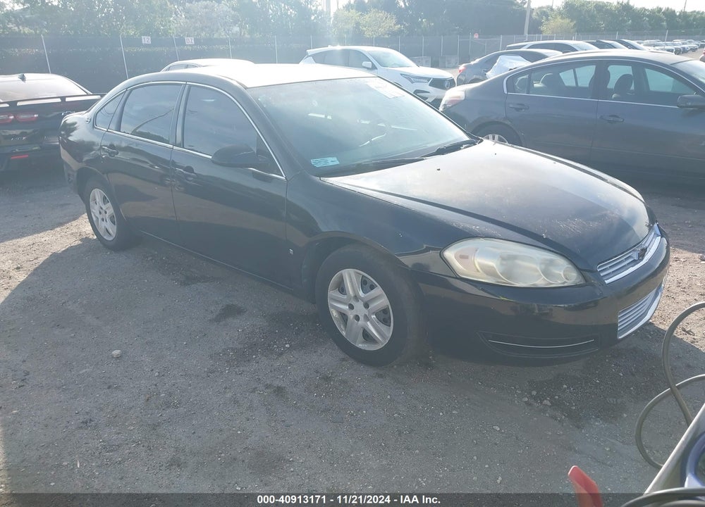 2008 CHEVROLET IMPALA LS VIN: 2G1WB58K489117517