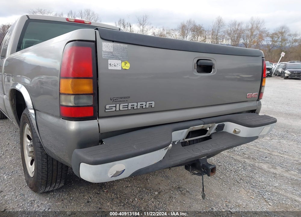 2006 GMC SIERRA 1500 WORK TRUCK VIN: 1GTEC19V36Z279353