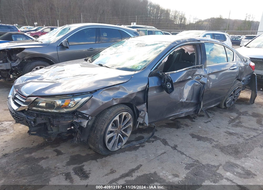 2014 HONDA ACCORD SPORT VIN: 1HGCR2F53EA072167