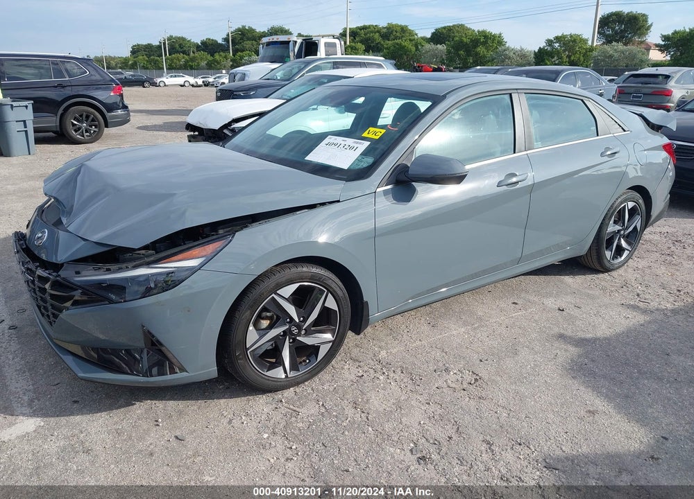 2022 HYUNDAI ELANTRA LIMITED VIN: KMHLP4AG1NU366993