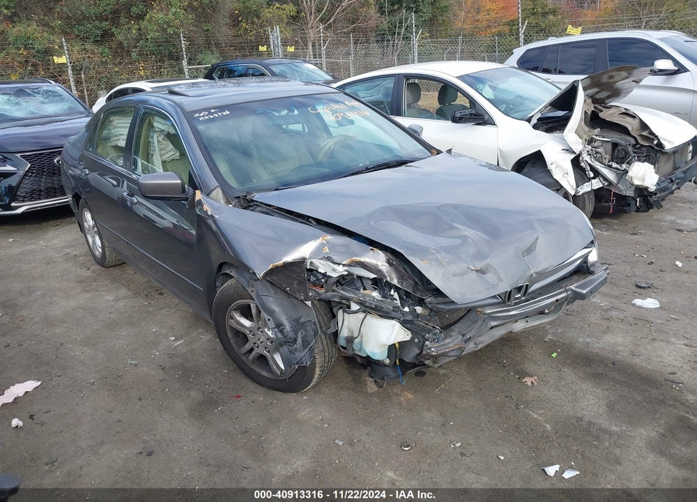 2007 HONDA ACCORD 2.4 EX VIN: 1HGCM56877A088787