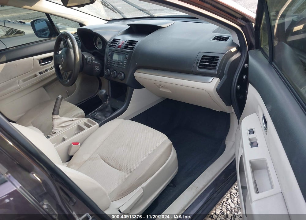 2012 SUBARU IMPREZA VIN: JF1GPAC6XCG221901