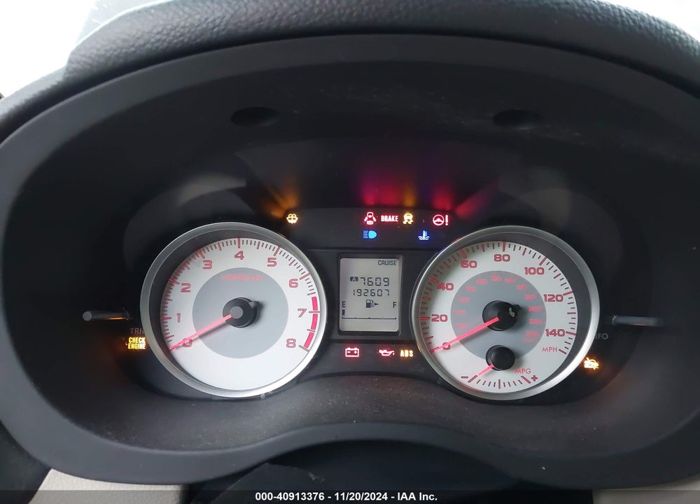 2012 SUBARU IMPREZA VIN: JF1GPAC6XCG221901