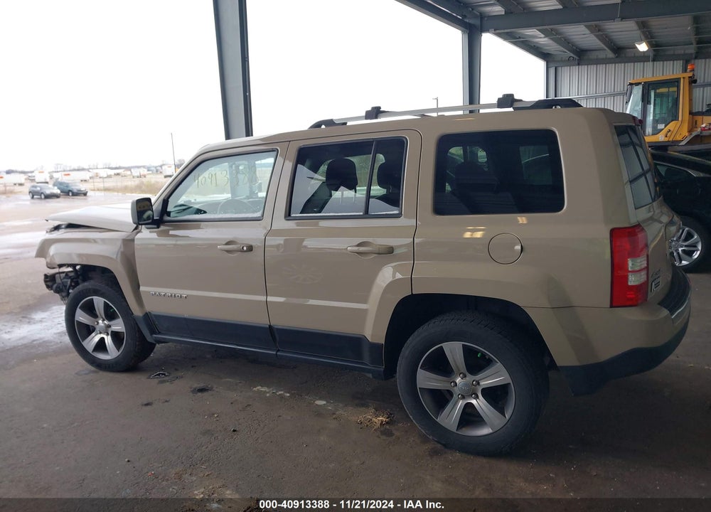 2017 JEEP PATRIOT HIGH ALTITUDE 4X4 VIN: 1C4NJRFB6HD107221