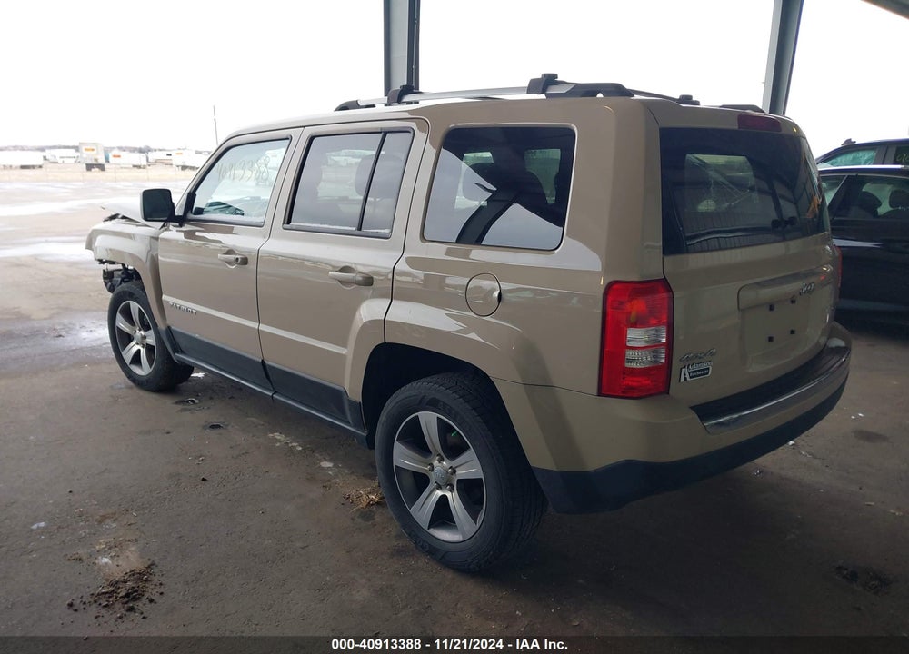 2017 JEEP PATRIOT HIGH ALTITUDE 4X4 VIN: 1C4NJRFB6HD107221