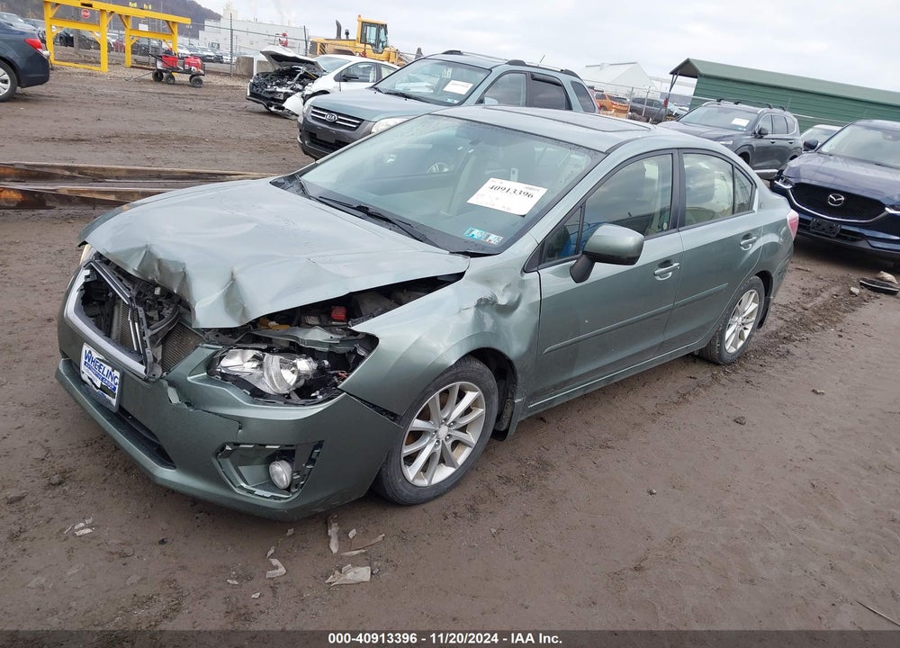 2014 SUBARU IMPREZA 2.0I PREMIUM VIN: JF1GJAC69EH015550