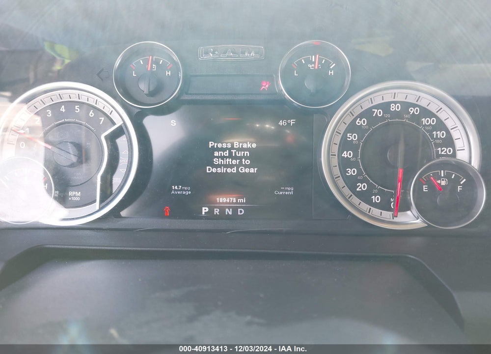 2013 RAM 1500 SLT VIN: 1C6RR7GG3DS649060