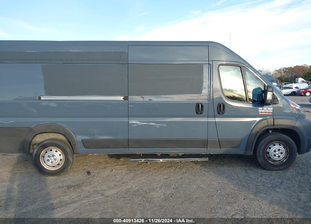 2019 RAM PROMASTER 3500 CARGO VAN HIGH ROOF 159 WB EXT VIN: 3C6URVJG5KE543720