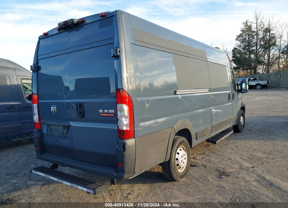 2019 RAM PROMASTER 3500 CARGO VAN HIGH ROOF 159 WB EXT VIN: 3C6URVJG5KE543720