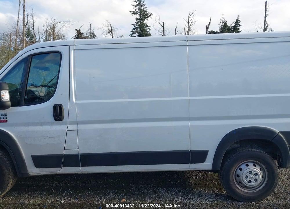 2021 RAM PROMASTER 1500 LOW ROOF 136 WB VIN: 3C6LRVAG6ME567202