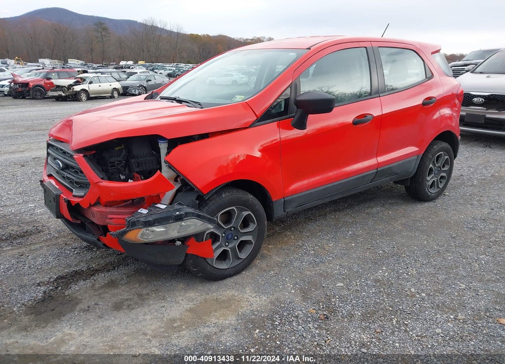 2018 FORD ECOSPORT S VIN: MAJ6P1SLXJC218150
