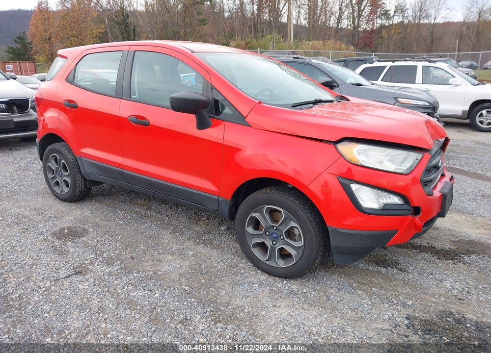 2018 FORD ECOSPORT S VIN: MAJ6P1SLXJC218150