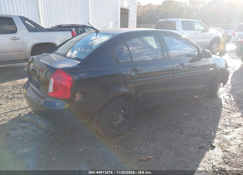 2007 HYUNDAI ACCENT GLS VIN: KMHCN46CX7U152194