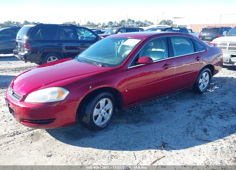 2008 CHEVROLET IMPALA LT VIN: 2G1WT58N689254644