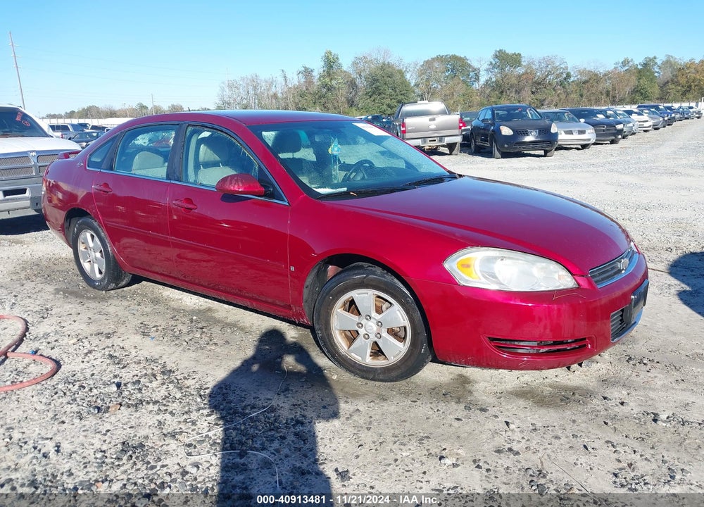 2008 CHEVROLET IMPALA LT VIN: 2G1WT58N689254644