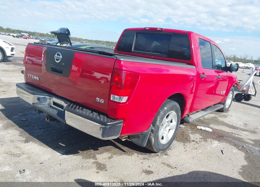 2007 NISSAN TITAN XE VIN: 1N6BA07A47N246256