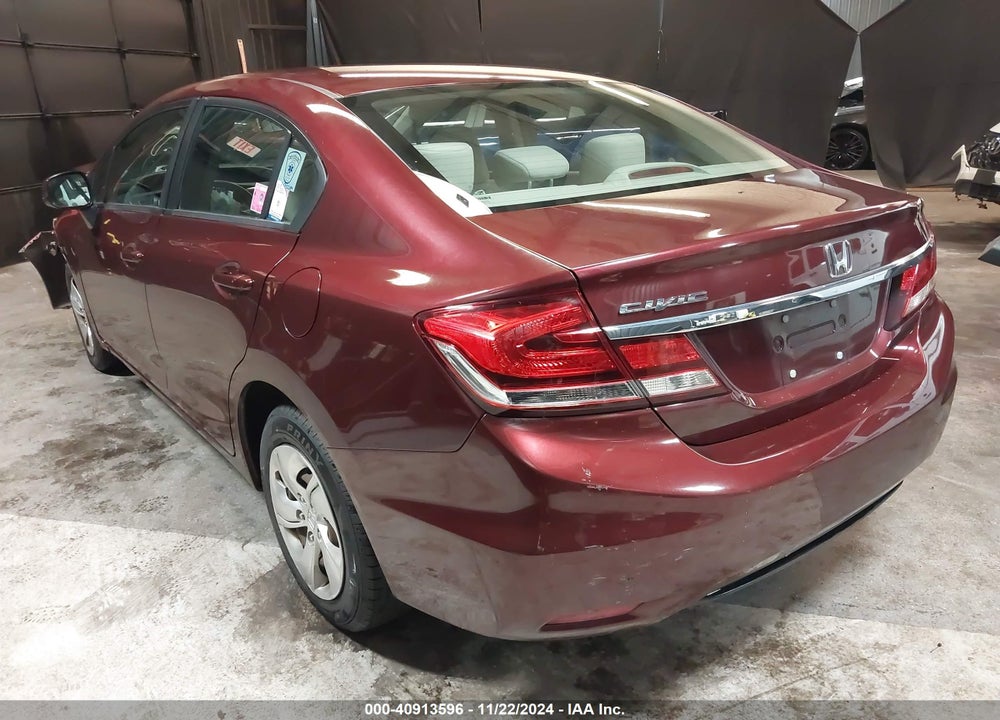 2013 HONDA CIVIC LX VIN: 19XFB2F56DE280801