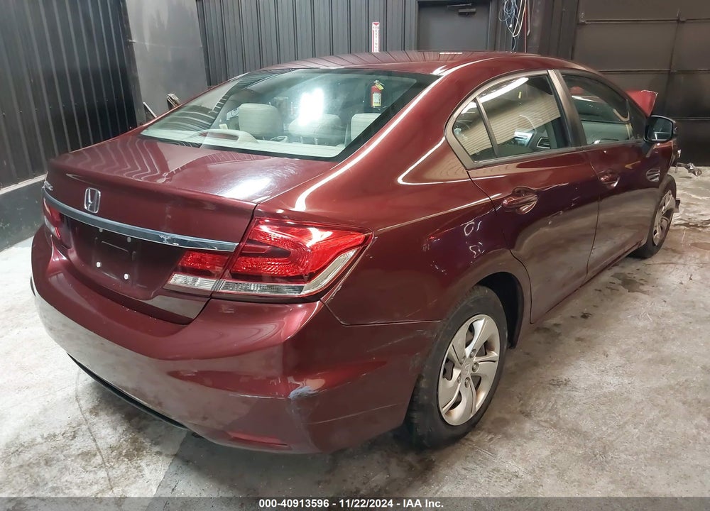2013 HONDA CIVIC LX VIN: 19XFB2F56DE280801