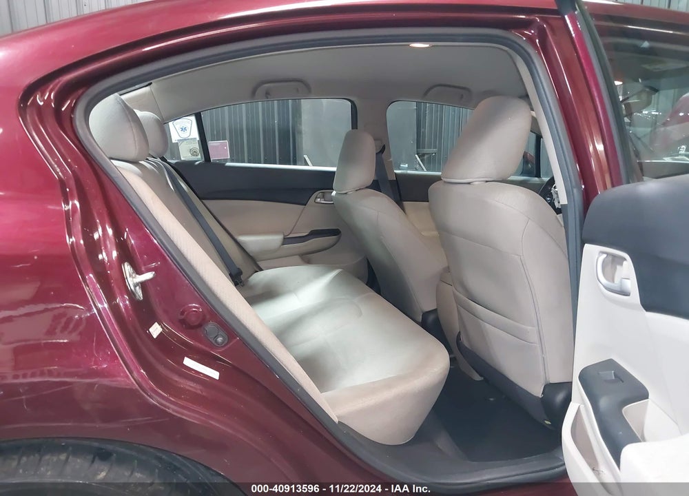 2013 HONDA CIVIC LX VIN: 19XFB2F56DE280801