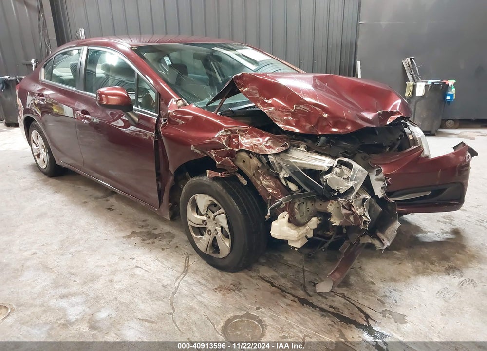 2013 HONDA CIVIC LX VIN: 19XFB2F56DE280801