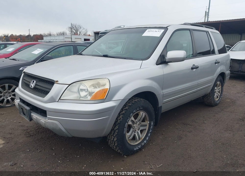 2005 HONDA PILOT EX-L VIN: 5FNYF18565B034881
