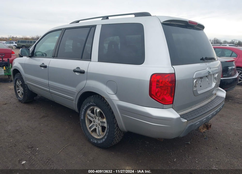 2005 HONDA PILOT EX-L VIN: 5FNYF18565B034881